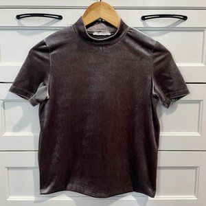 Zara Velvet Top